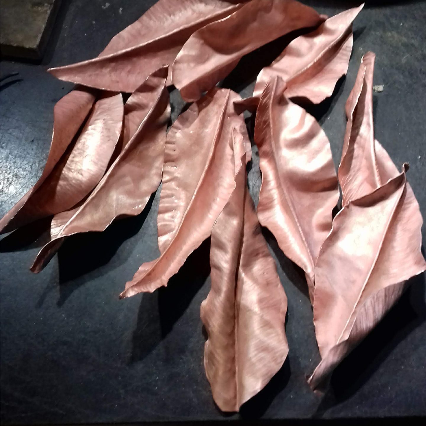 Making Copper Leaves In Pictures I Make Copper Things